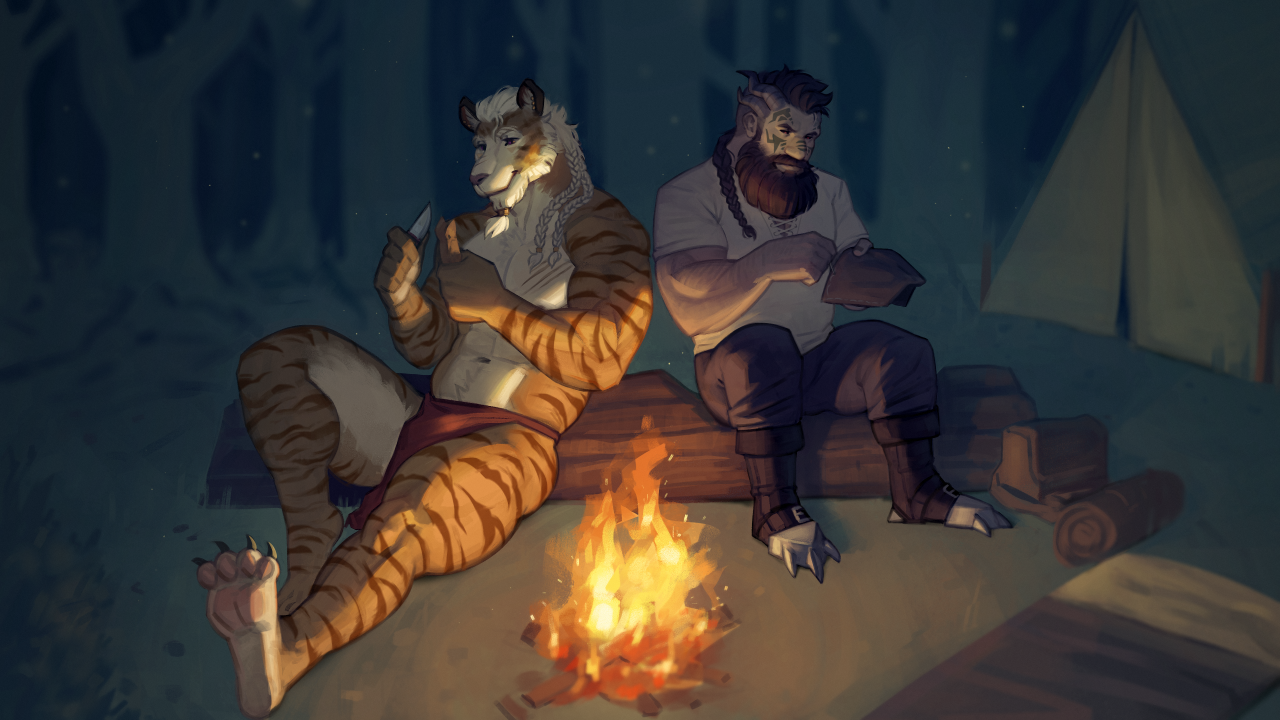 Campfire by axelwarrior