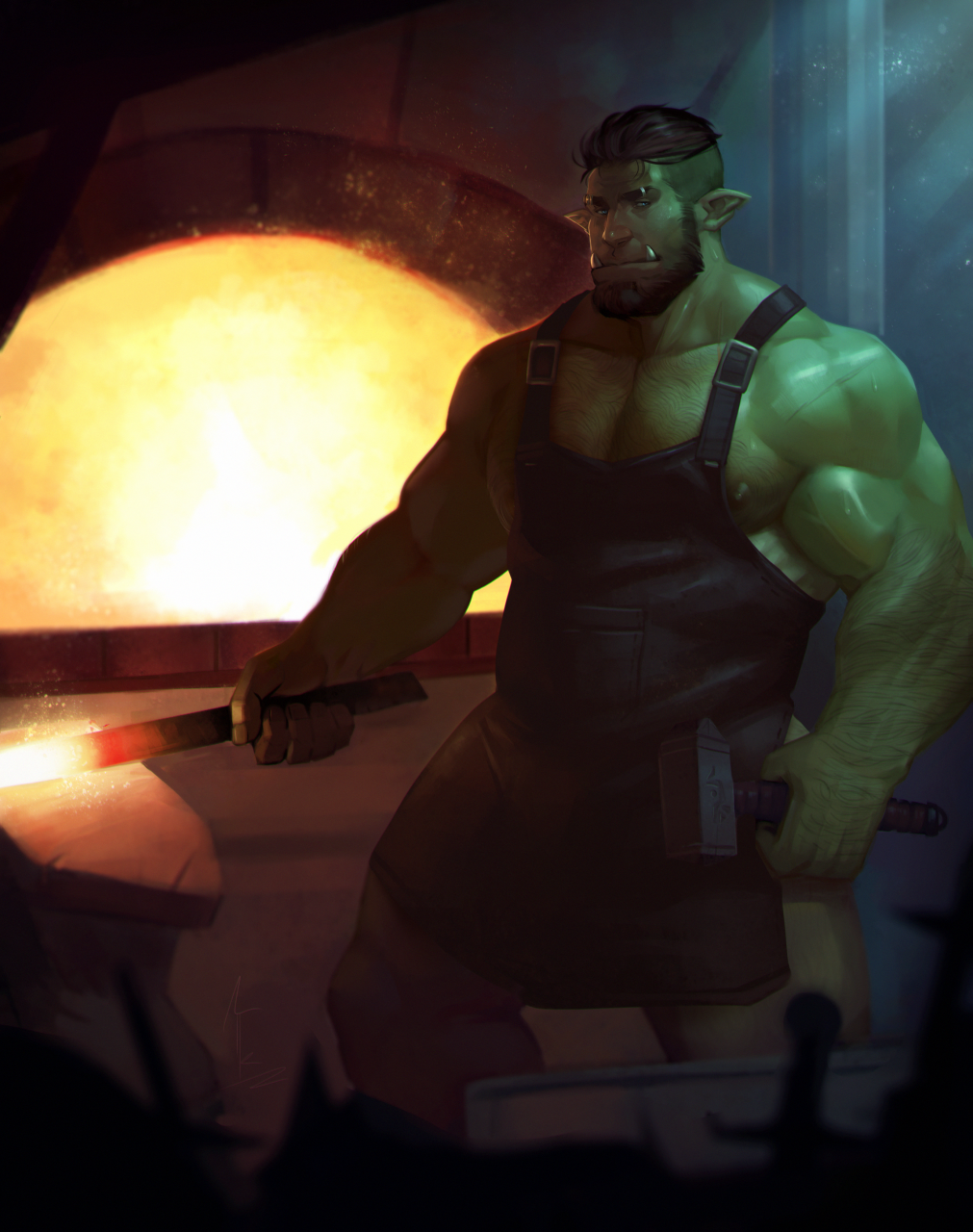 Smithing by axelwarrior
